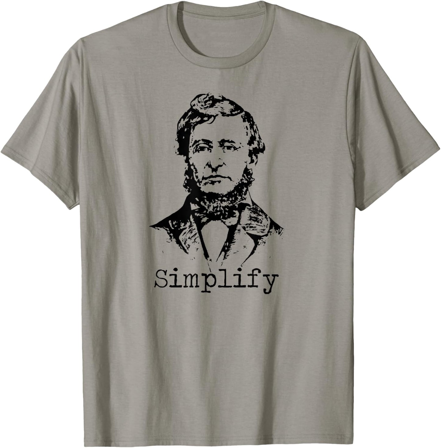 Thoreau T Shirt - Simplify T-Shirt - T-Shirt | Sand