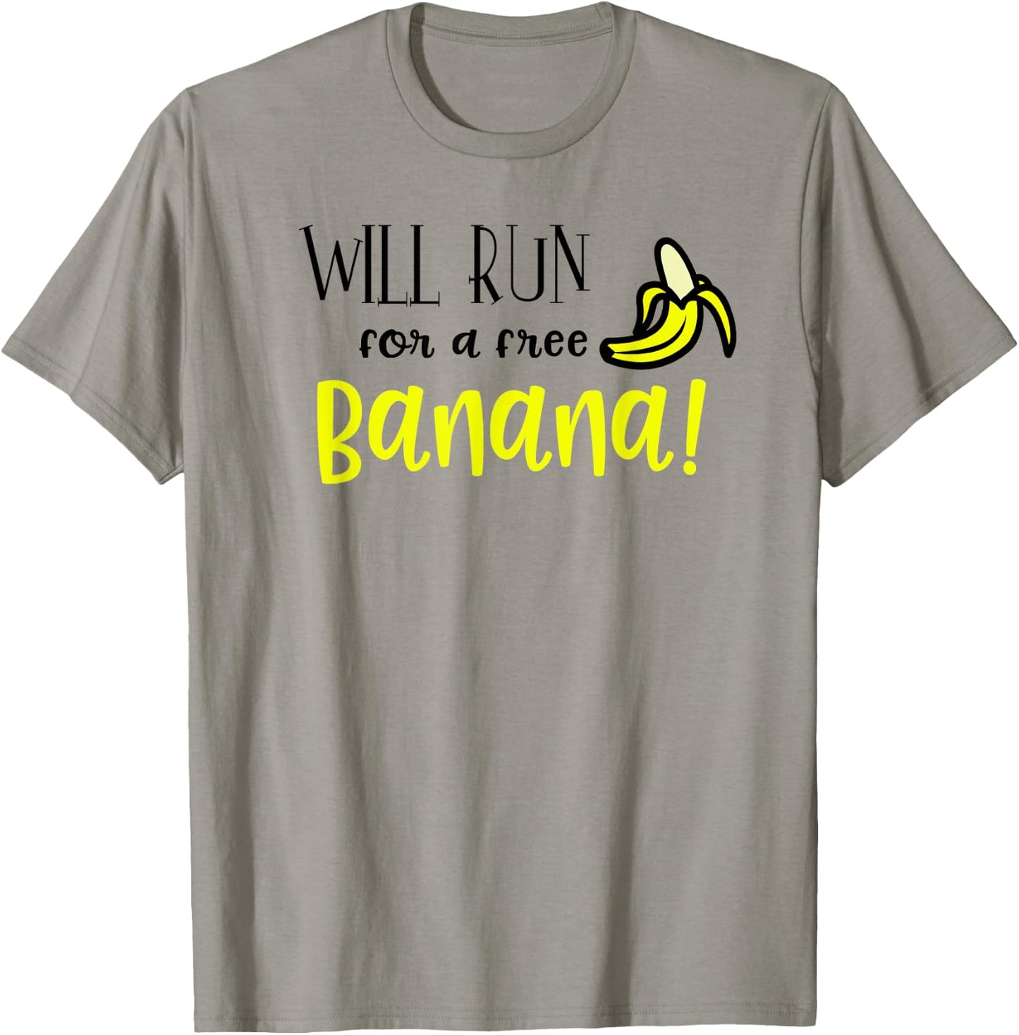 Marathon Funny Motivation I Running Banana gift T-Shirt - T-Shirt | Sand