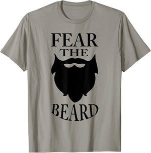Fear the Beard Funny Shirt T-Shirt - T-Shirt | Sand