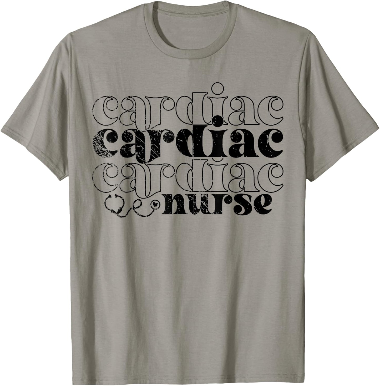 Proud Cardiac Nurse, Nursing, Nurse Lover T-Shirt - T-Shirt | Sand