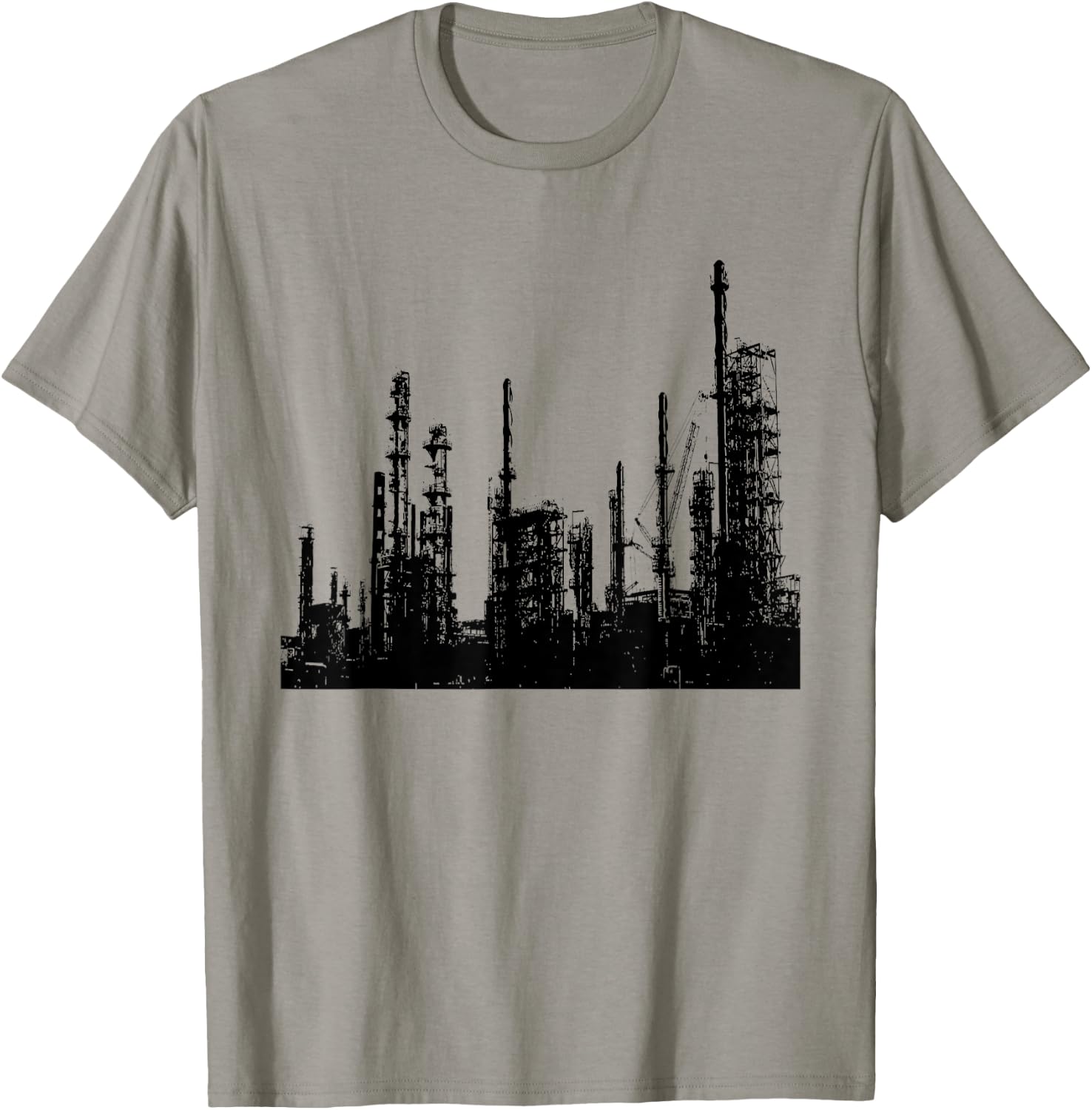 Oil Refinery T-Shirt - T-Shirt | Sand