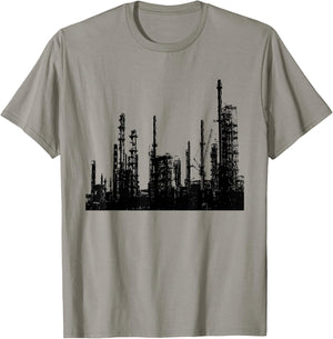 Oil Refinery T-Shirt - T-Shirt | Sand