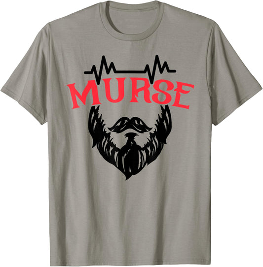Male Nurse Gift T Shirt Funny Murse T-Shirt - T-Shirt | Sand