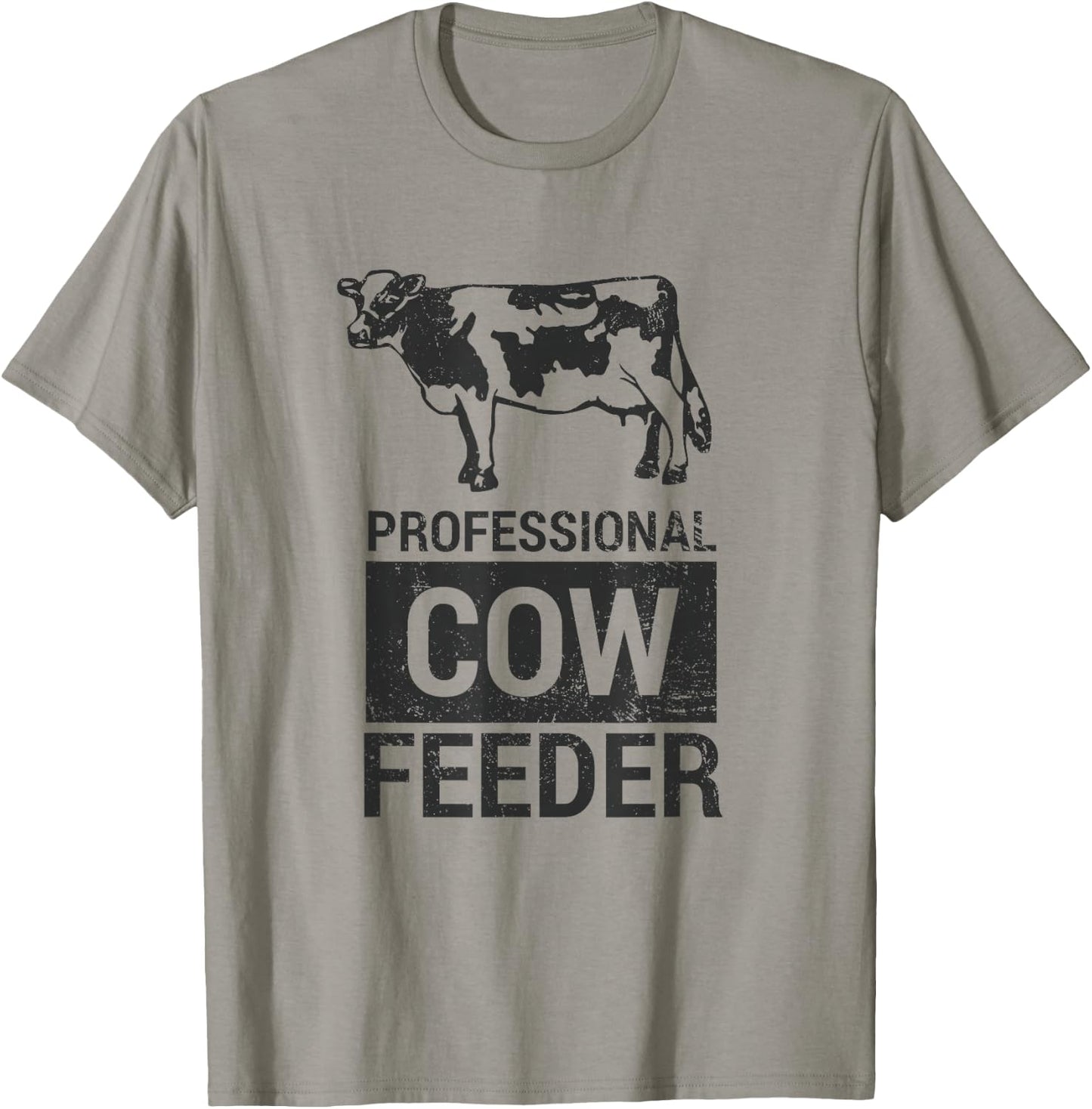 Pro Cow Feeder Dairy & Beef Vintage Gift Shirt T-Shirt - T-Shirt | Sand