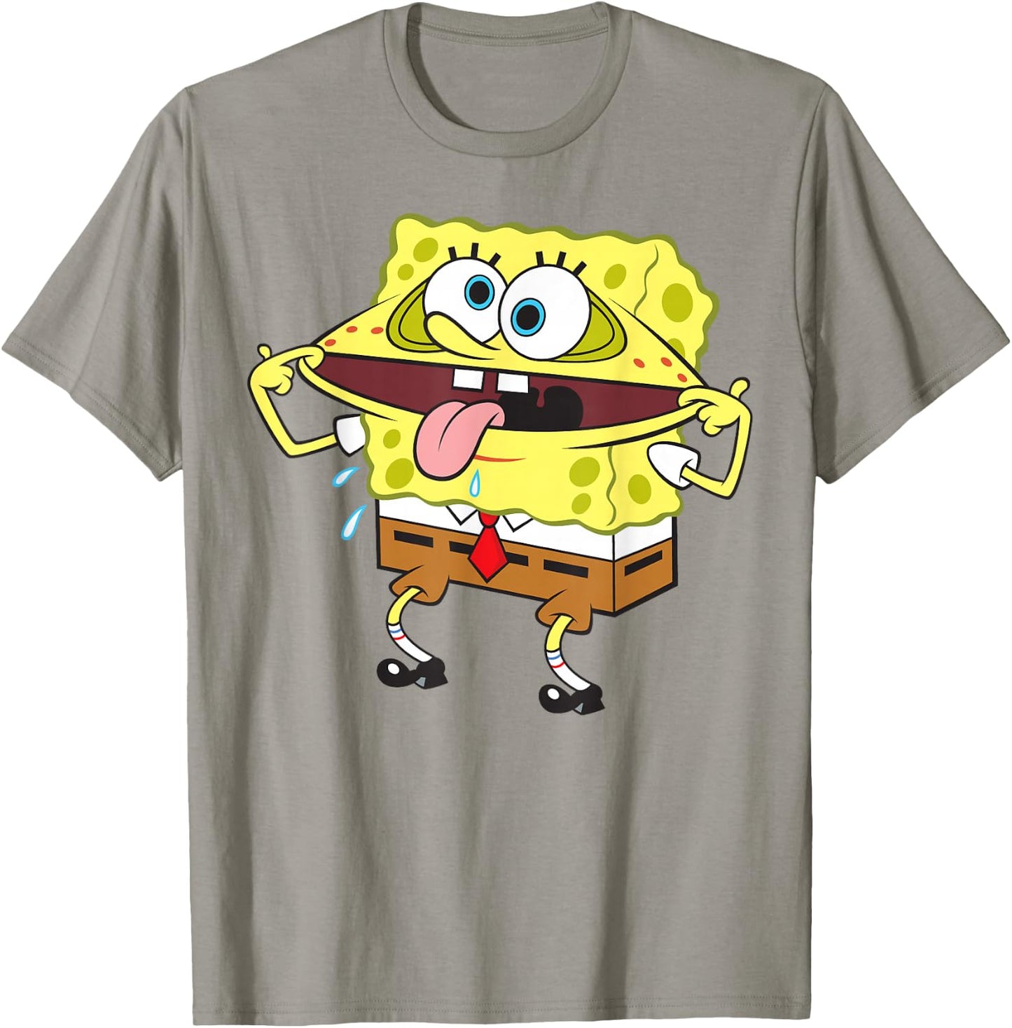 Spongebob SquarePants Goofy Face Funny T-Shirt - T-Shirt | Sand