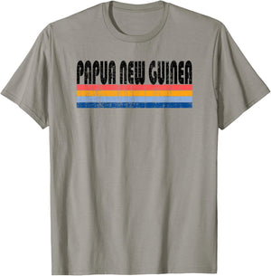 Vintage 70s 80s Style Papua New Guinea T-Shirt - T-Shirt | Sand