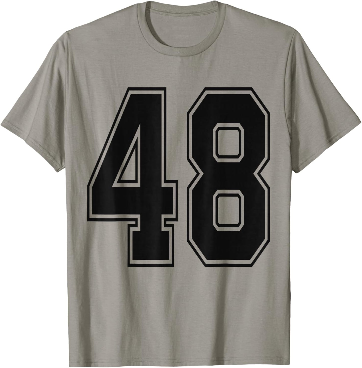 #48 Number 48 Sports. Jersey My Favorite Player #48 T-Shirt - T-Shirt | Sand
