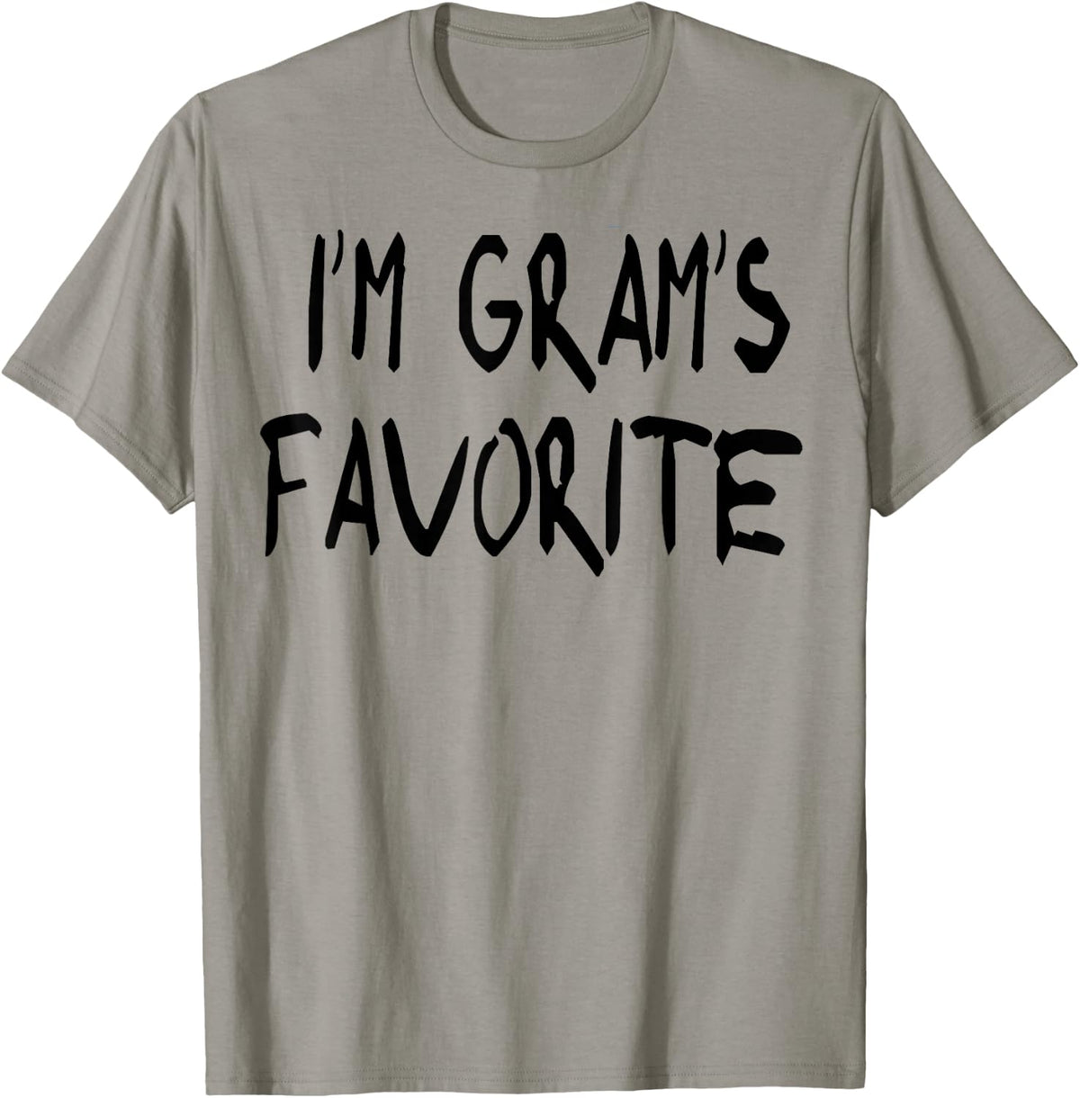 Grandmother I'm Gram's Favorite Grandma T shirt T-Shirt - T-Shirt | Sand