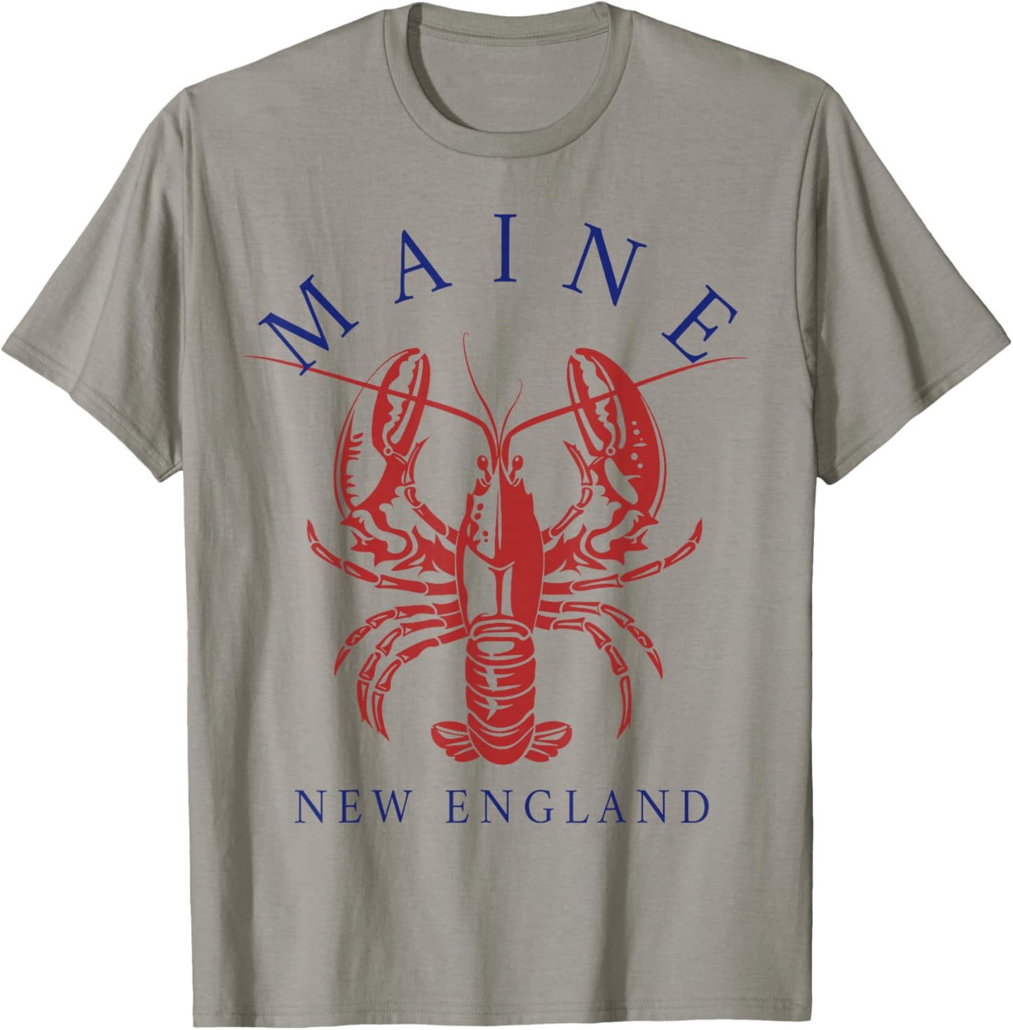 Maine New England Lobster Souvenir Pride Vintage T-Shirt - T-Shirt | Sand