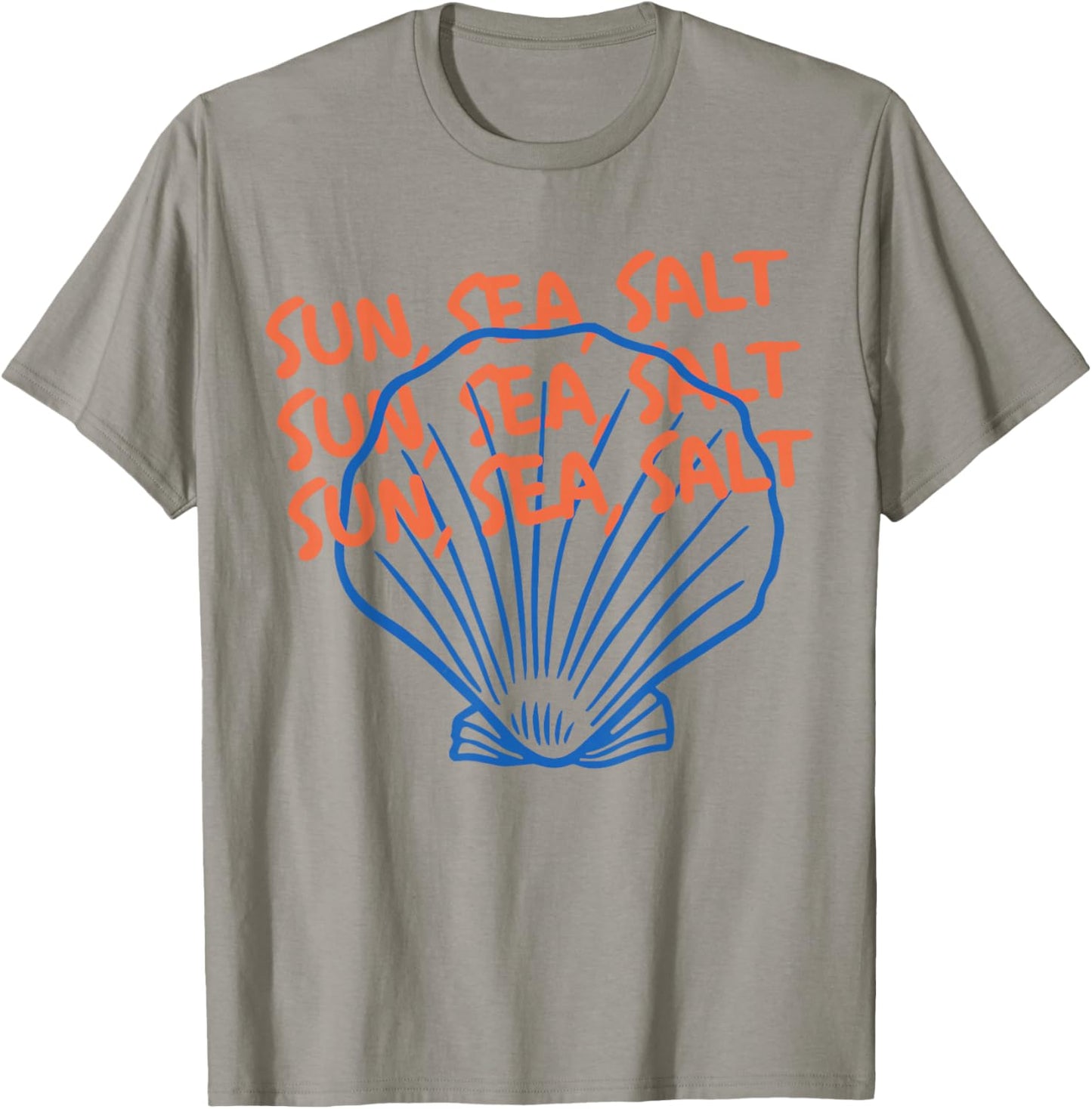 Vintage Sun Sea Salt Seashell Coastal Summer T-Shirt - T-Shirt | Sand