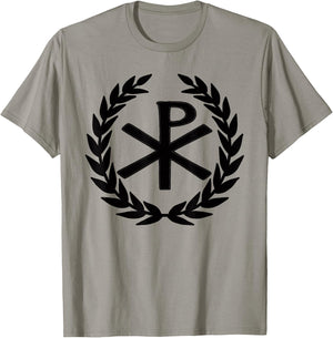 Roman Empire Chi Rho Symbol T-Shirt - T-Shirt | Sand