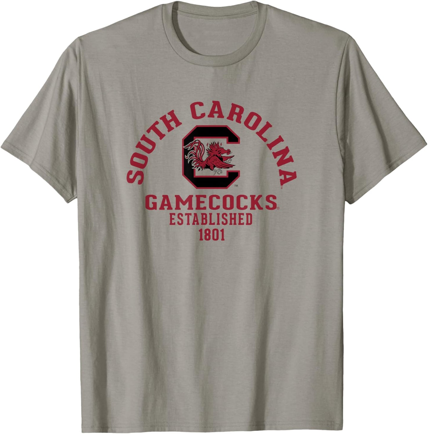 South Carolina Gamecocks Wondrous White Officially Licensed T-Shirt - T-Shirt | Sand