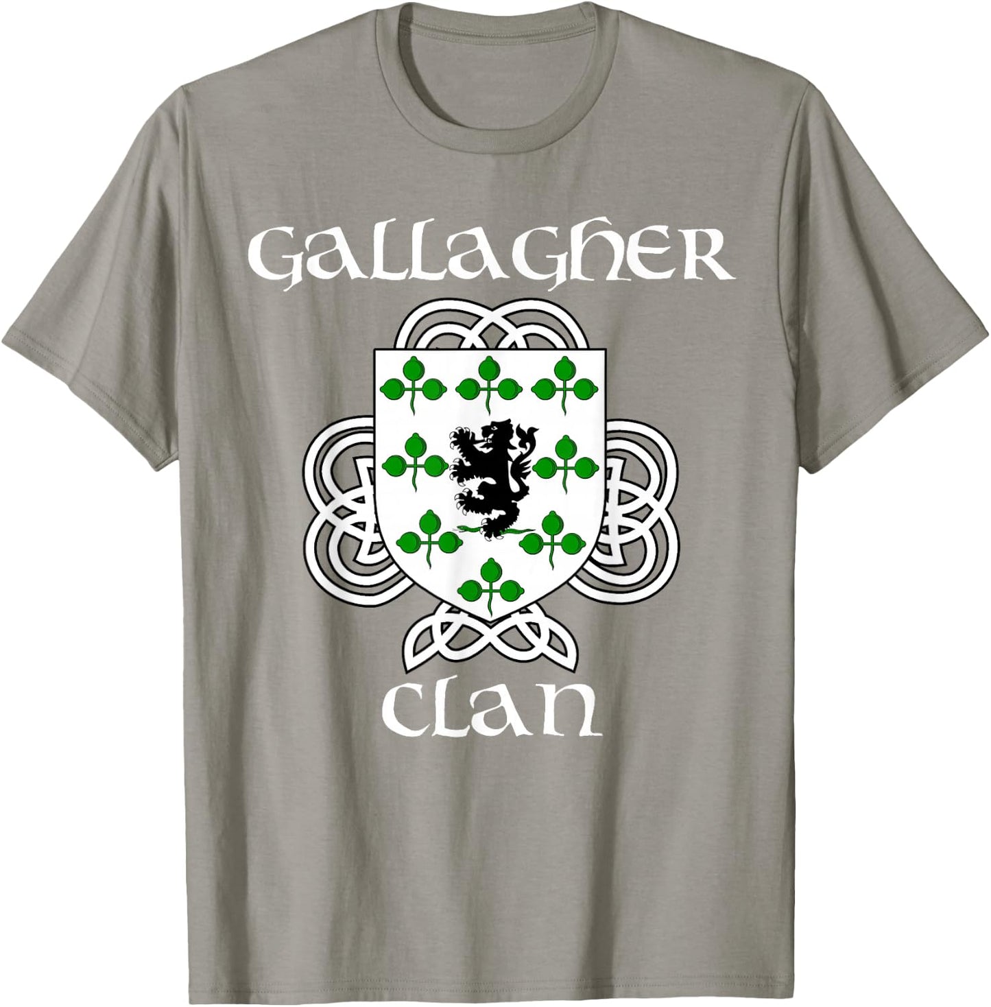 Gallagher Family Crest Coat of Arms T Shirt T-Shirt - T-Shirt | Sand