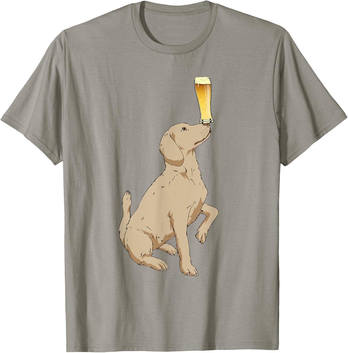 Craft Beer Shirt Labrador Retriever Shirt Beer Lovers Shirt T-Shirt - T-Shirt | Sand