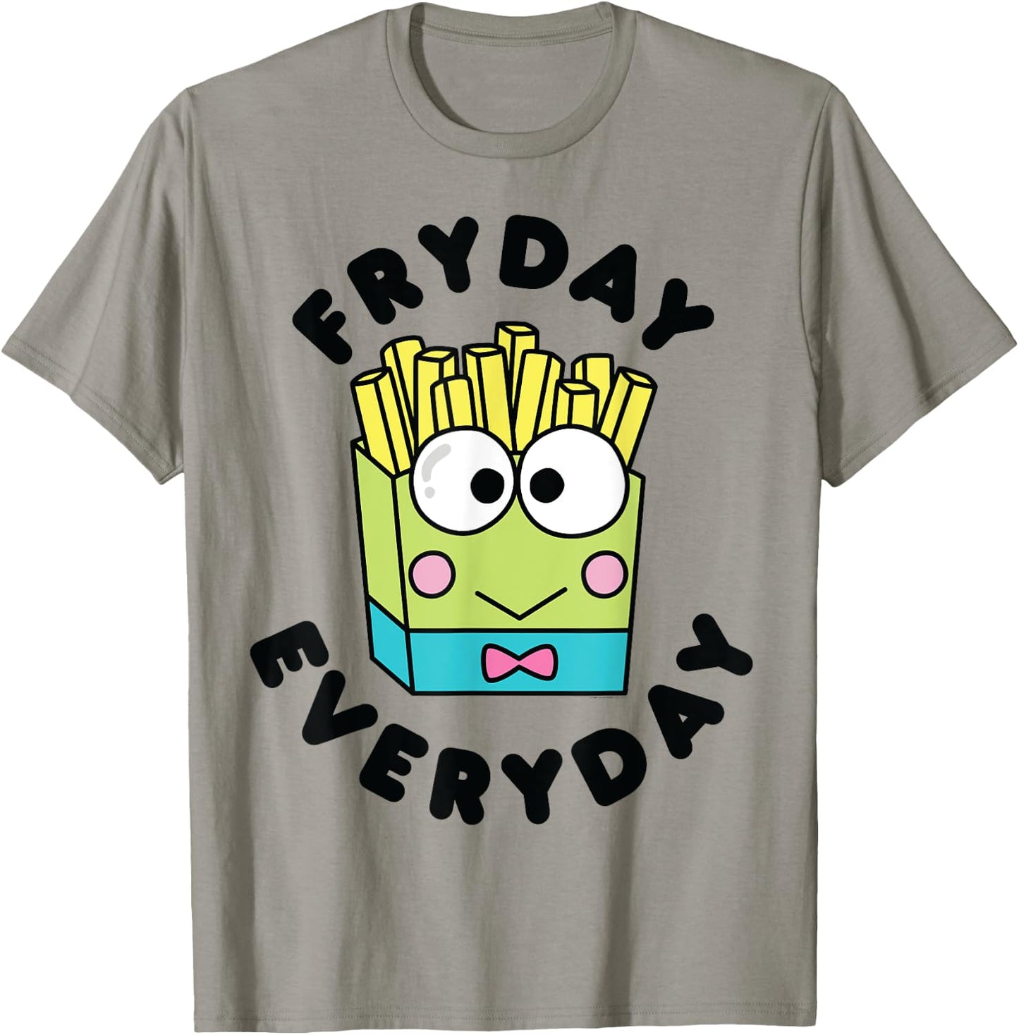 Keroppi French Fries Fryday Friday Everyday T-Shirt - T-Shirt | Sand