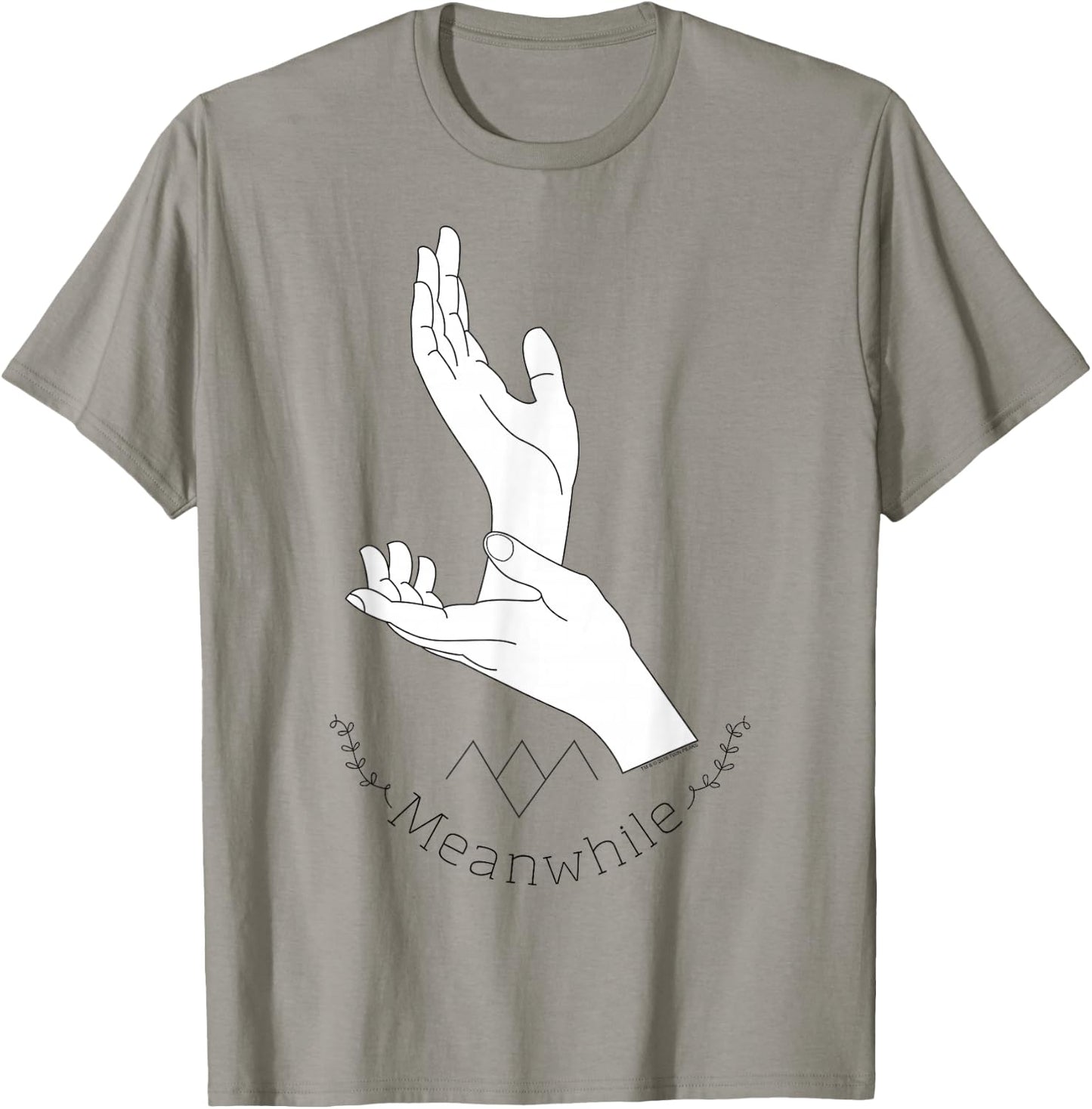 Twin Peaks Laura Palmer Meanwhile Hand Sign Graphic T-Shirt - T-Shirt | Sand