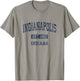 Indianapolis Indiana IN Vintage Athletic Sports Design T-Shirt - T-Shirt | Sand