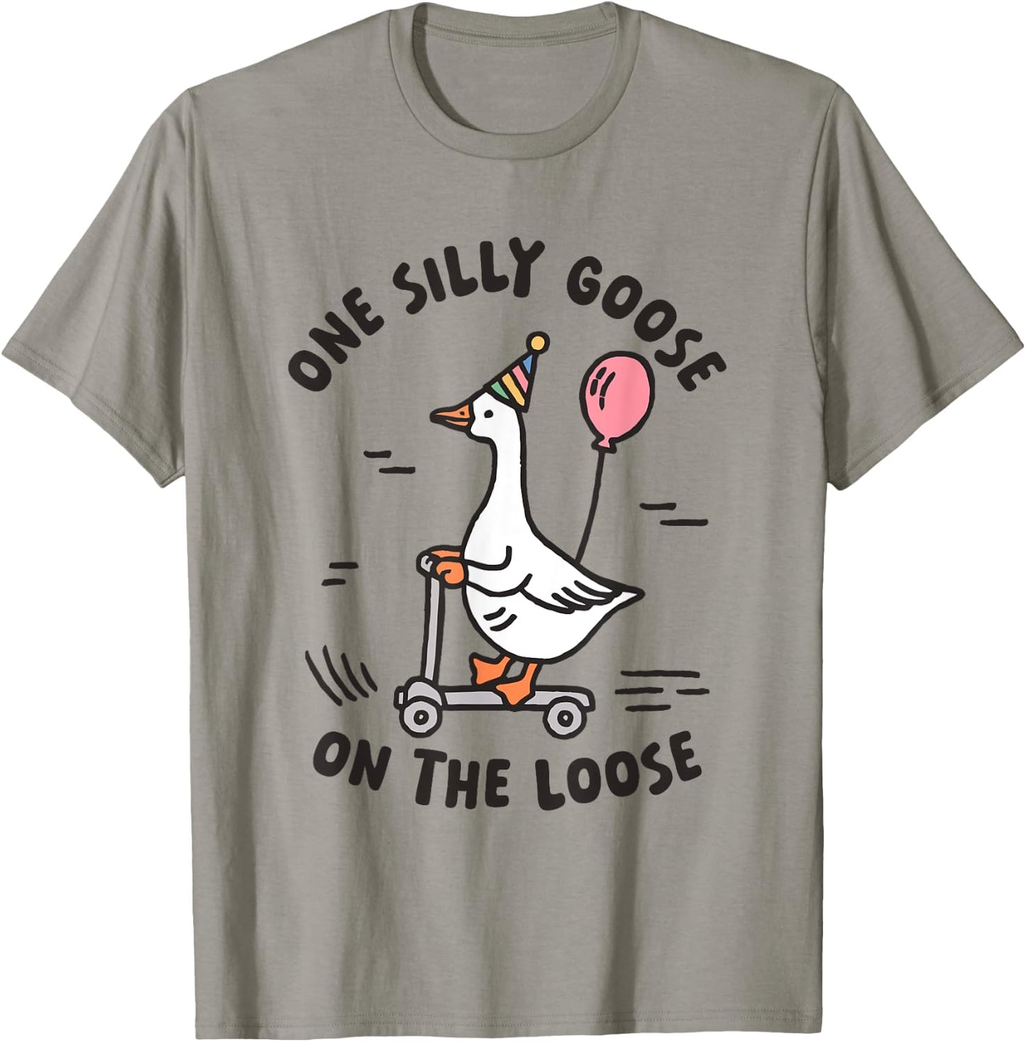 Silly Goose On The Loose T-Shirt - T-Shirt | Sand