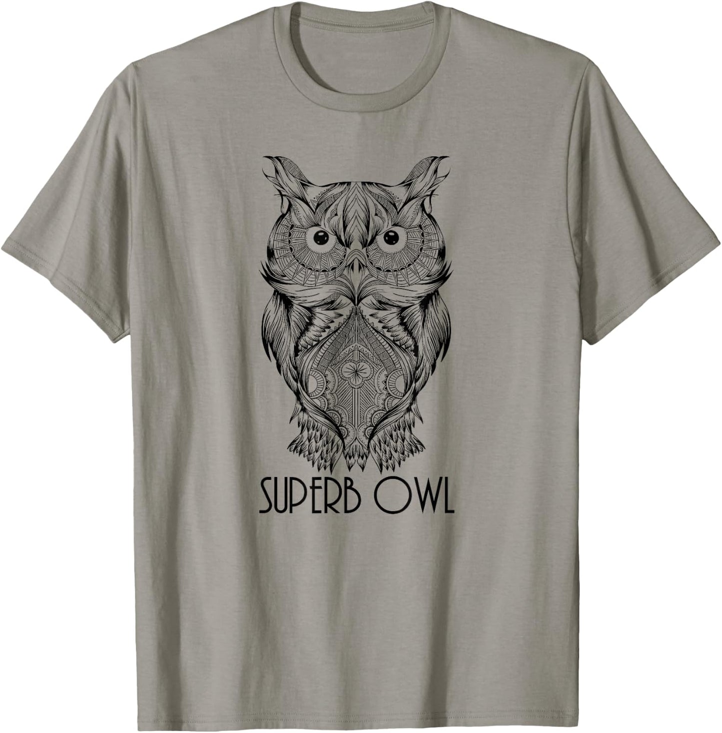 The Elegant Superb Owl Shirt - Owl Bird Shirt T-Shirt - T-Shirt | Sand