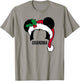 Disney Mickey Mouse Ears Santa Hat GRANDMA Holiday T-Shirt - T-Shirt | Sand
