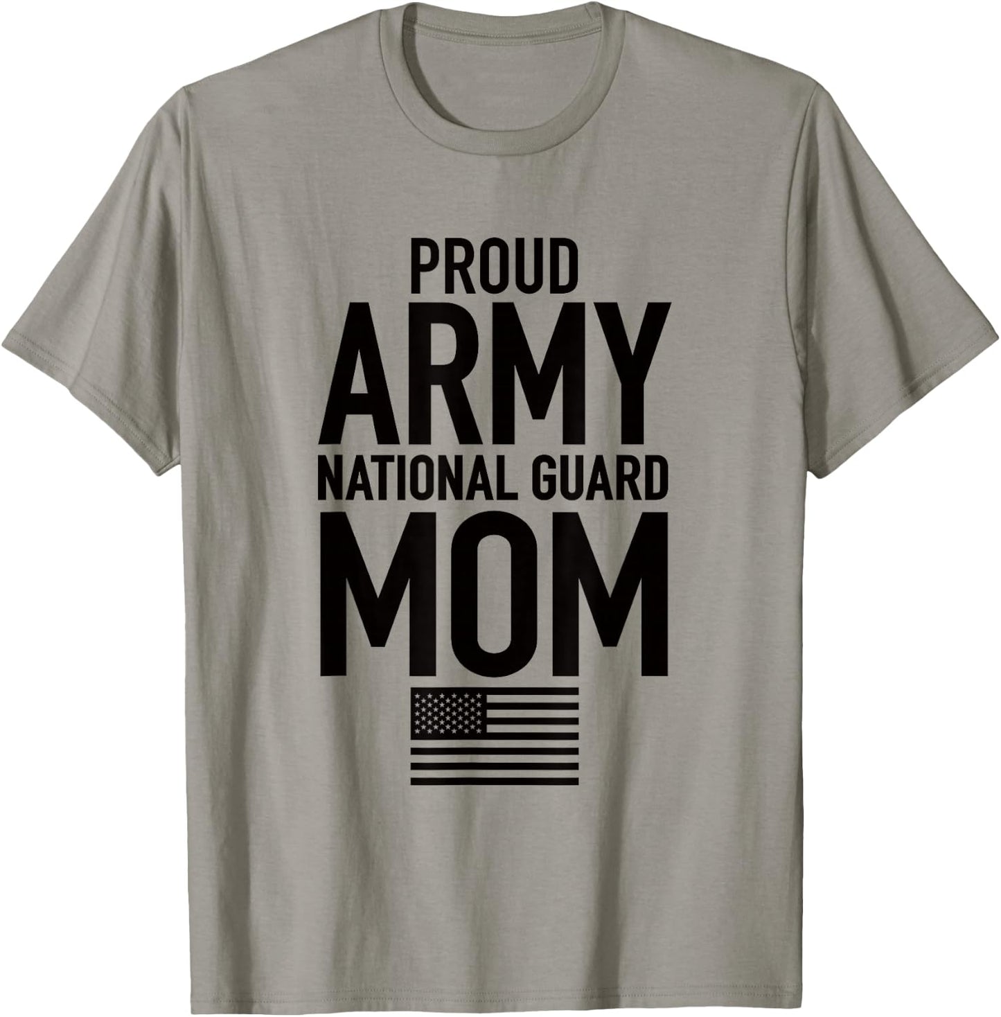 Proud Army National Guard Mom USA Mothers Day Military T-Shirt - T-Shirt | Sand