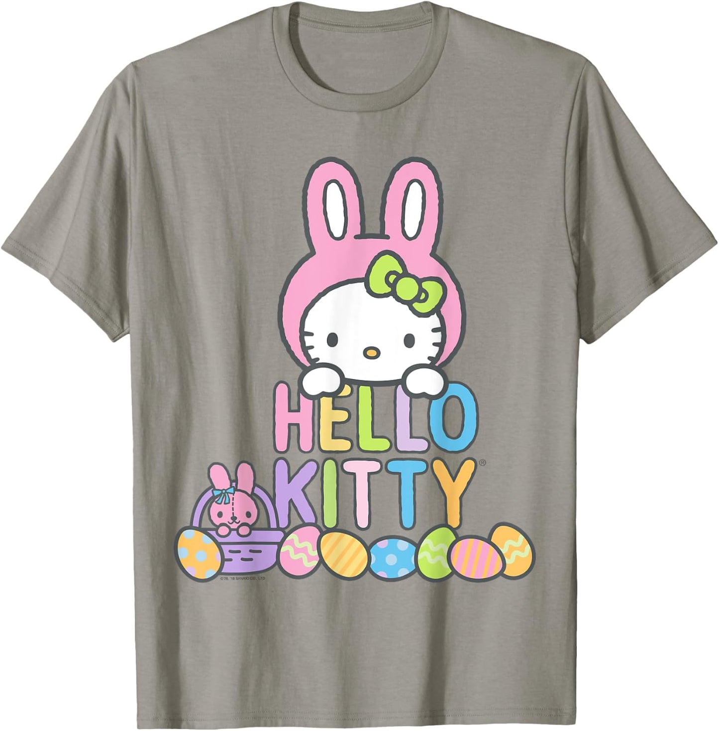 Hello Kitty Easter Bunny Logo Shirt T-Shirt - T-Shirt | Sand