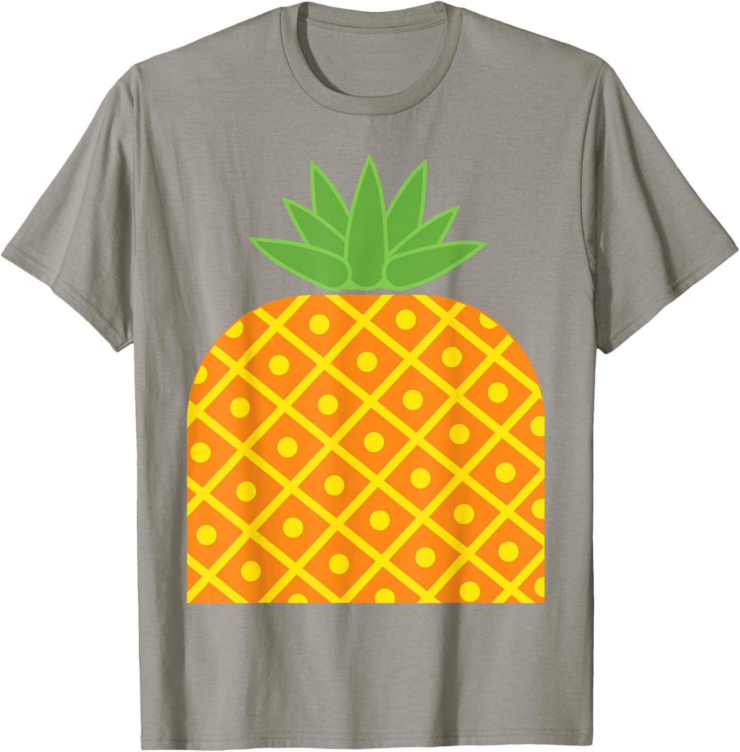 Pineapple Fruit Easy Lazy DIY Halloween Costume T-Shirt - T-Shirt | Sand