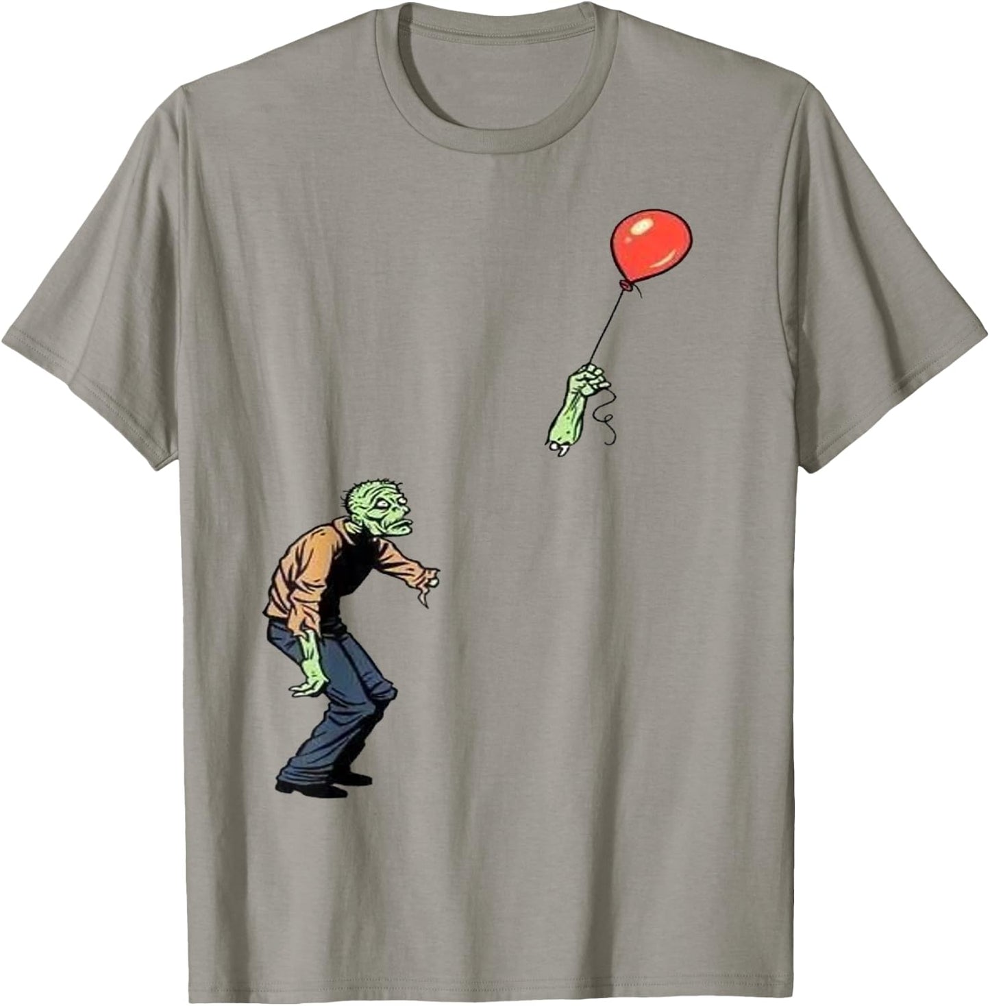 Zombie lost his balloon T-Shirt - T-Shirt | Sand