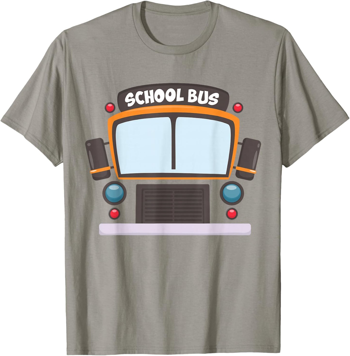 School Bus Costume Shirt Boys Girls Halloween Bus Driver Men T-Shirt - T-Shirt | Sand