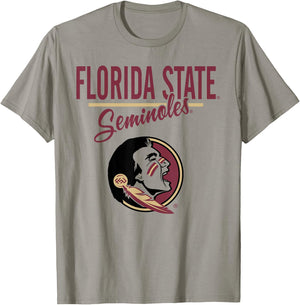 Florida State Seminoles Mascot White Officially Licensed T-Shirt - T-Shirt | Sand