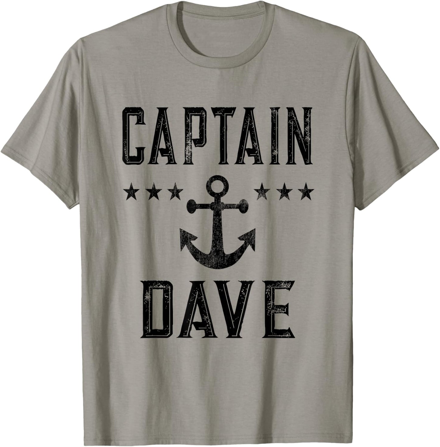 Vintage Captain Dave Item - Lake Boating or Boat Owner T-Shirt - T-Shirt | Sand