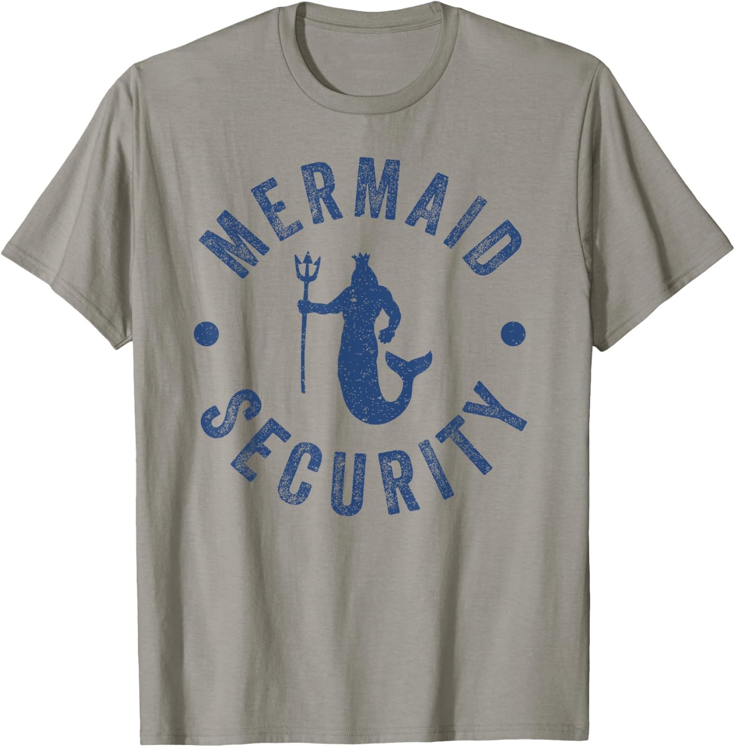 Funny Costume Men Boys Mermaid Security T-Shirt - T-Shirt | Sand