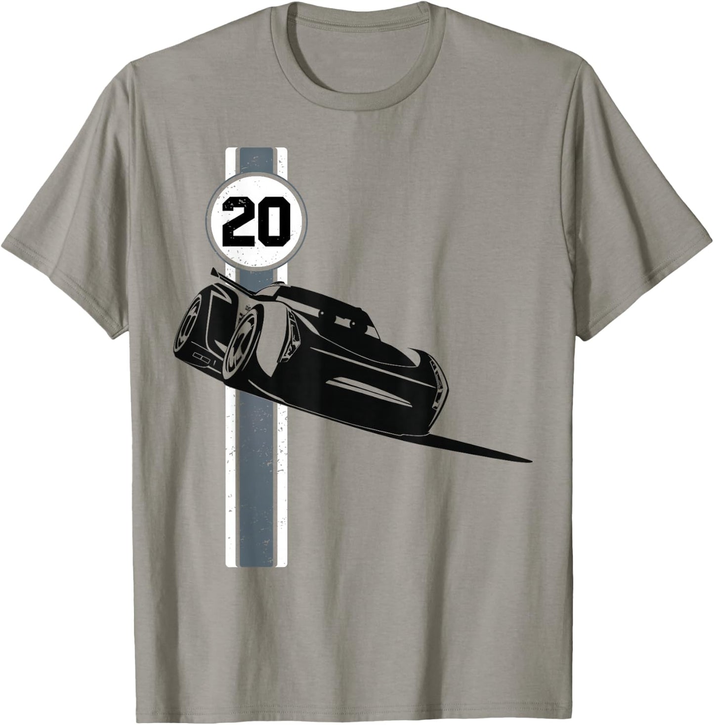 Disney Pixar Cars 3 Jackson Storm Vintage Retro Drift Logo T-Shirt - T-Shirt | Sand