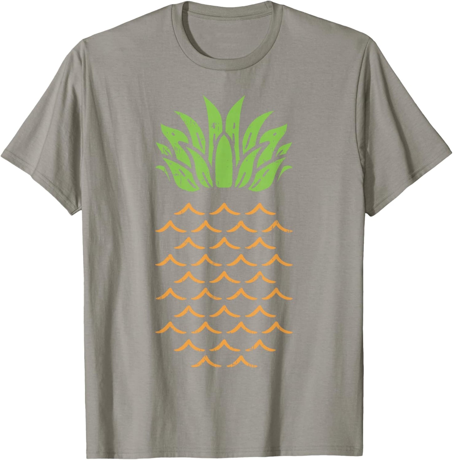 Pineapple Funny Fruit Food Lazy DIY Easy Halloween Costume T-Shirt - T-Shirt | Sand