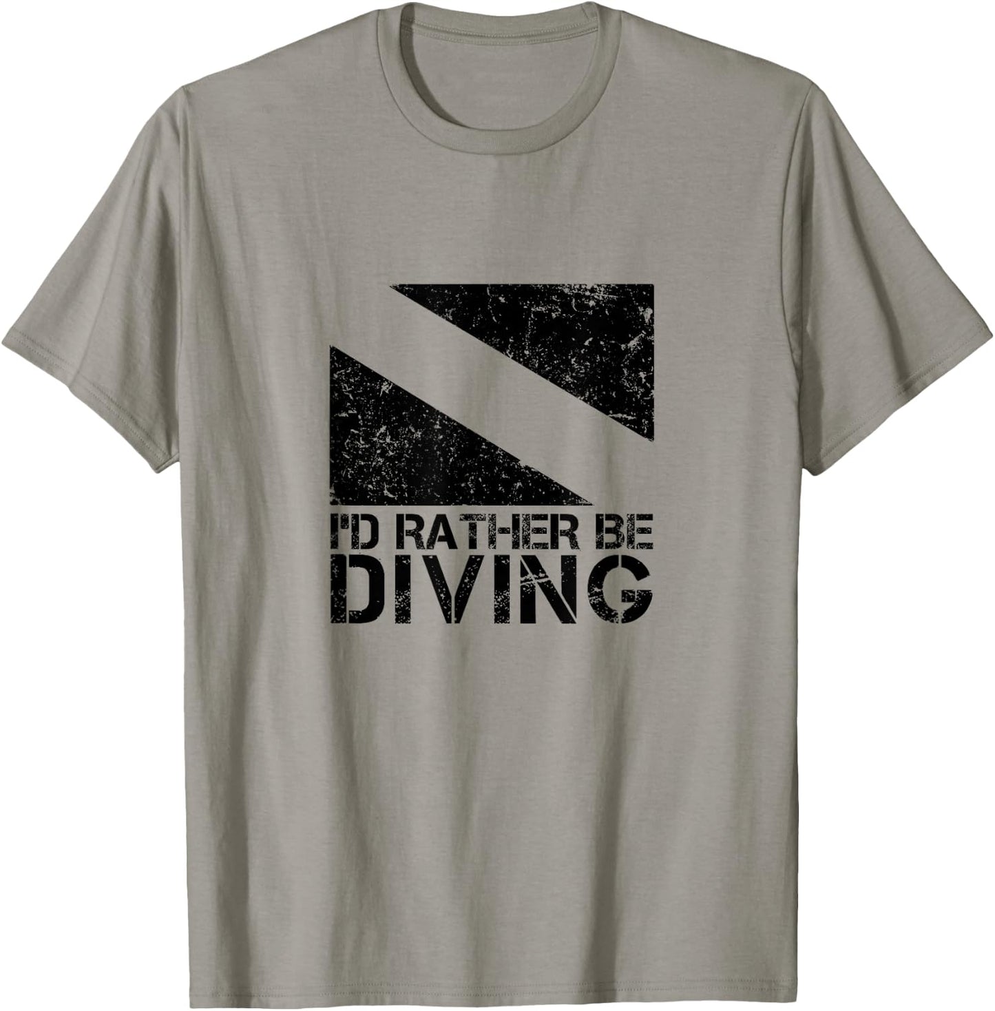I'd Rather Be Diving Scuba T Shirt Vintage Dive T-Shirt - T-Shirt | Sand