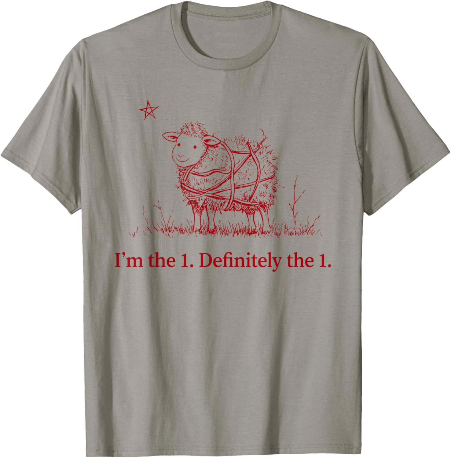 I'm The 1 Definitely The 1 Lost Sheep Biblical Parable T-Shirt - T-Shirt | Sand
