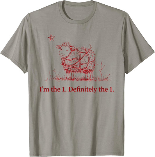 I'm The 1 Definitely The 1 Lost Sheep Biblical Parable T-Shirt - T-Shirt | Sand