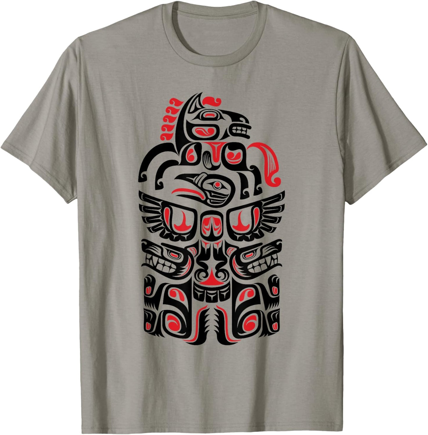 Native American Haida Art Lover Native Indian People Gift T-Shirt - T-Shirt | Sand