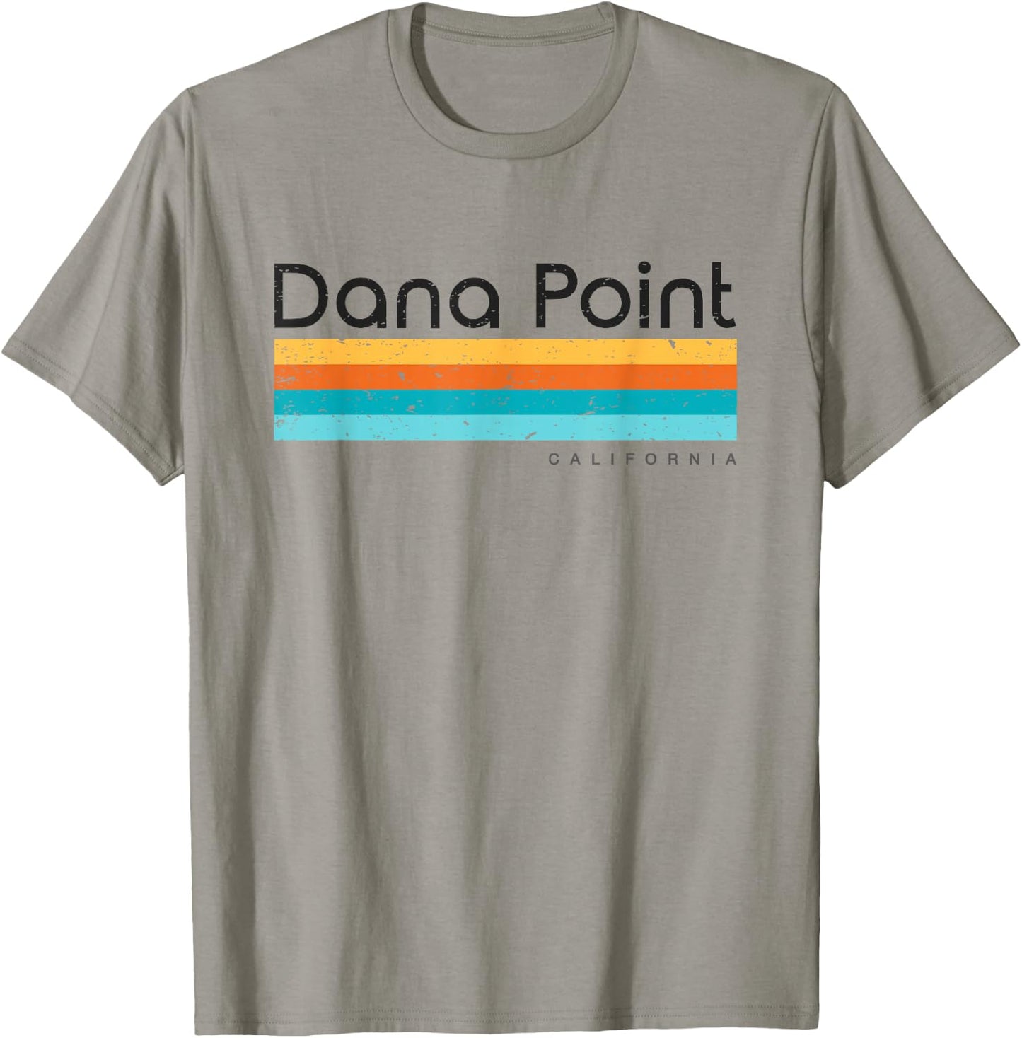 Vintage Dana Point California Retro Design T-Shirt - T-Shirt | Sand