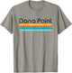 Vintage Dana Point California Retro Design T-Shirt - T-Shirt | Sand