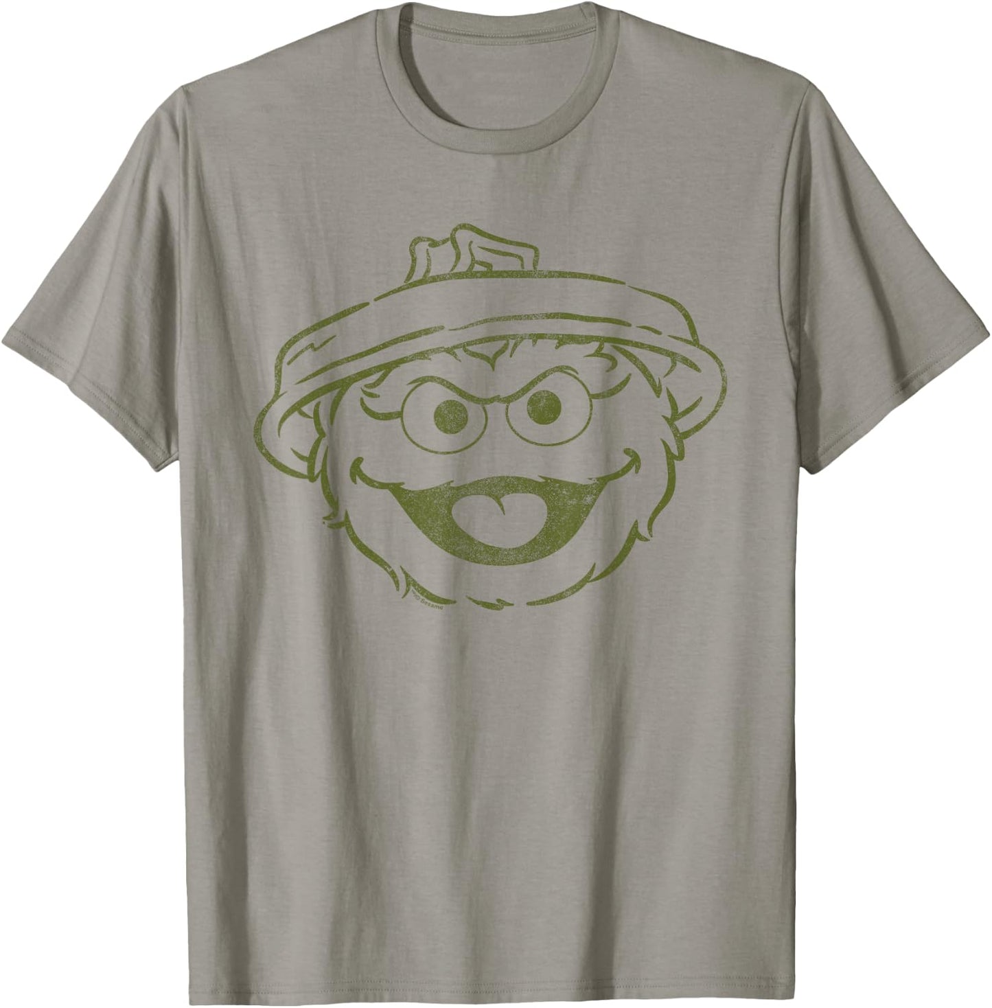 Sesame Street Oscar The Grouch Mono Halloween Costume T-Shirt - T-Shirt | Sand