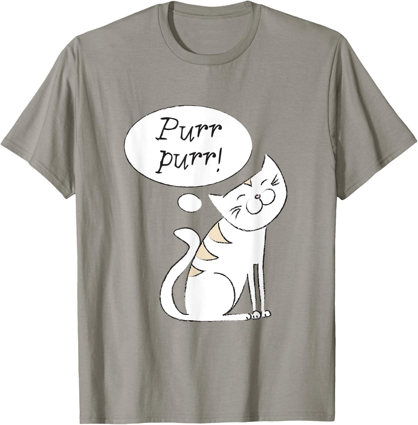 Purr! Cat Kids T-Shirt - T-Shirt | Sand
