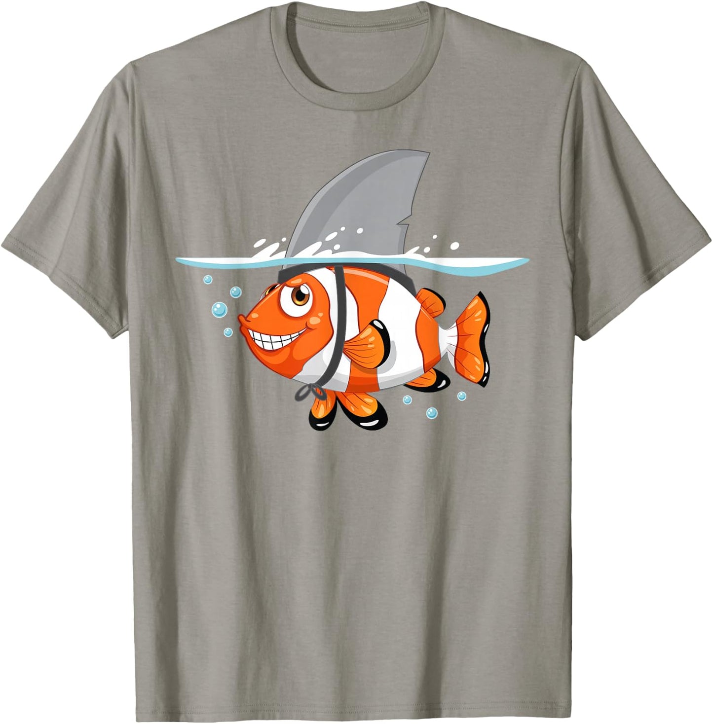 Goldfish With Shark Fin Shirt | Cool Sea Creatures Week Gift T-Shirt - T-Shirt | Sand
