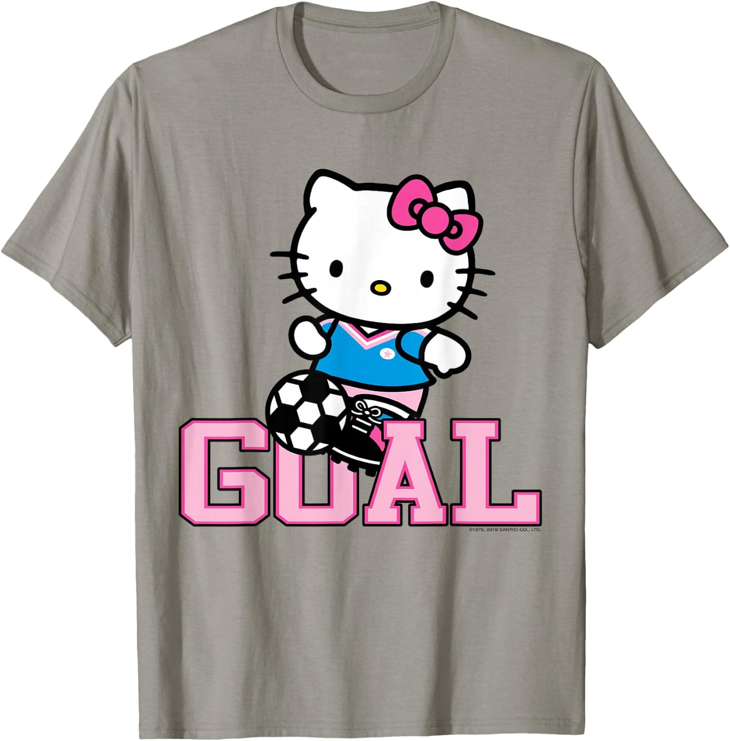 Hello Kitty Soccer Goal Sports Athlete Shirt T-Shirt - T-Shirt | Sand