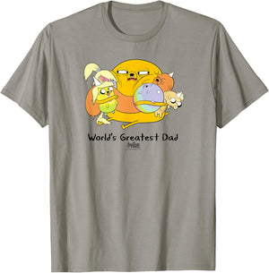 Adventure Time World's Greatest Dad Small T-Shirt - T-Shirt | Sand