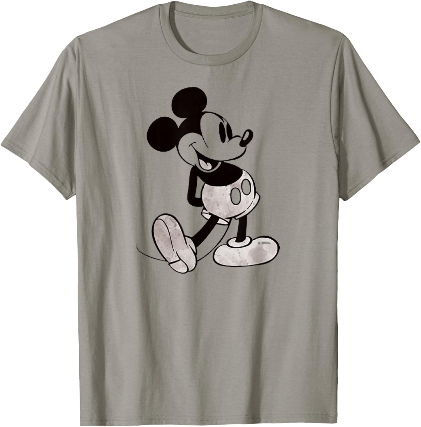 Disney - Black and White Mickey Mouse T-Shirt - T-Shirt | Sand