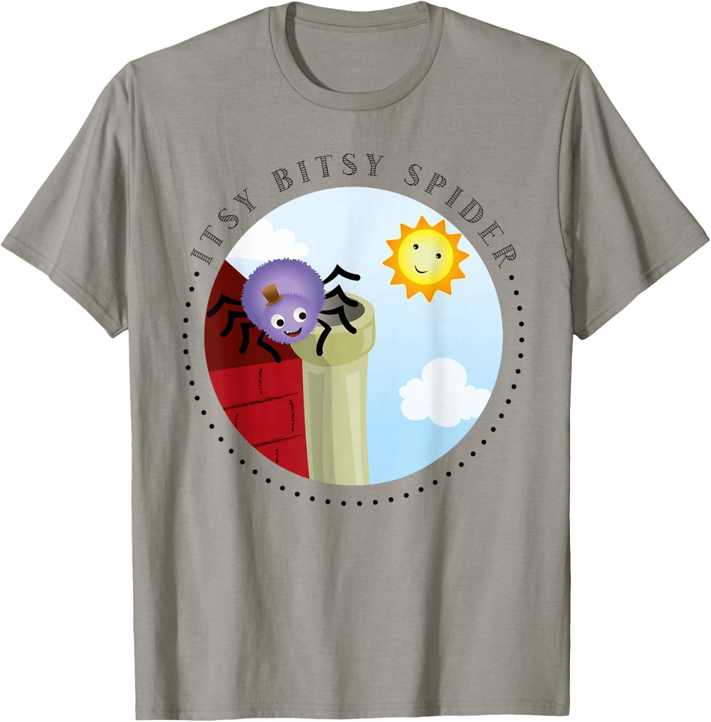 Itsy Bitsy Spider unique Nursery Rhymes Toddler T-Shirt - T-Shirt | Sand