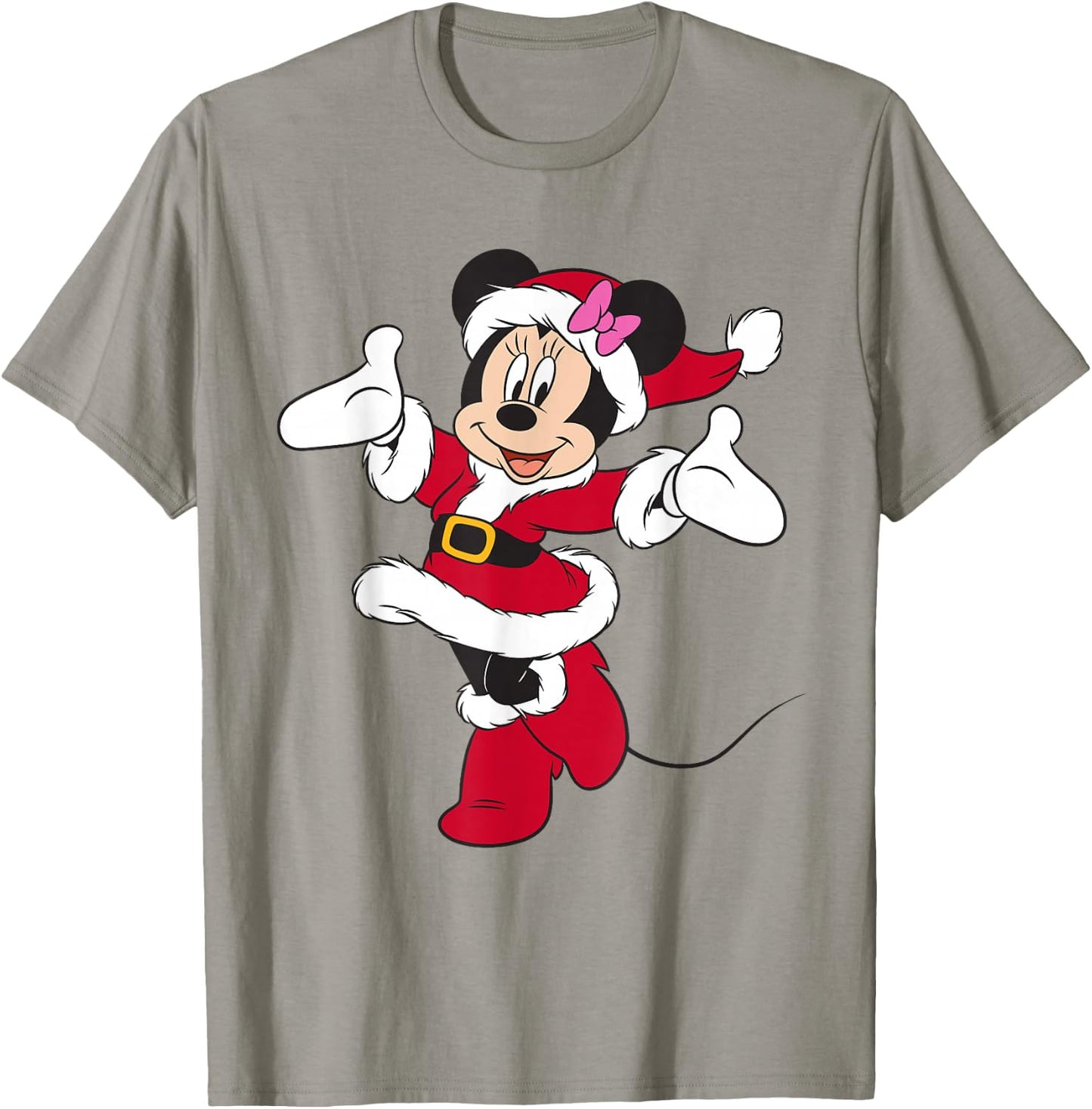 Disney Santa Minnie Mouse Holiday T-Shirt - T-Shirt | Sand