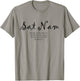 Sat Nam Affirmations Meditation Kundalini Yoga T-Shirt - T-Shirt | Sand
