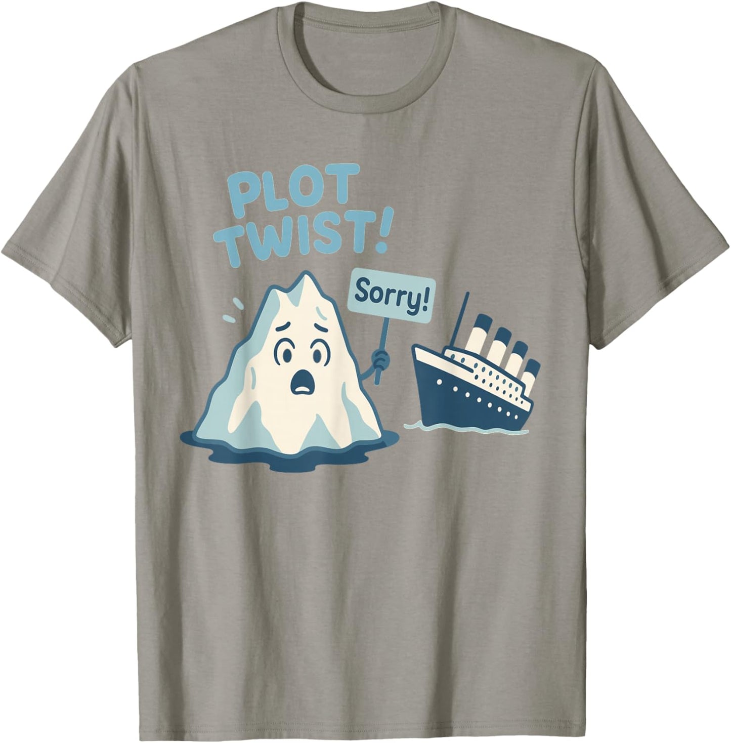 Titanic Funny Iceberg T-Shirt - T-Shirt | Sand